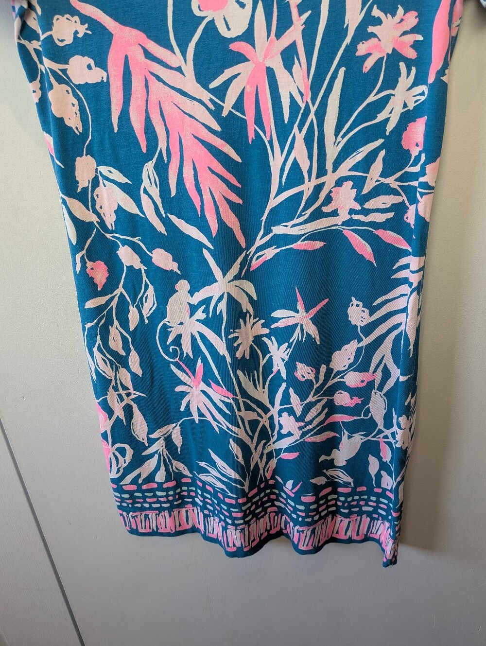 LILLY PULITZER Marah Dress Mini Lenght Size XS 100% Pima Cotton Made On Peru - Picture 5 of 10